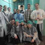 Cтуденти першого курсу (ХТ-241) спеціальності «Харчові технології» на підприємстві ТОВ “НАША Булочка”.